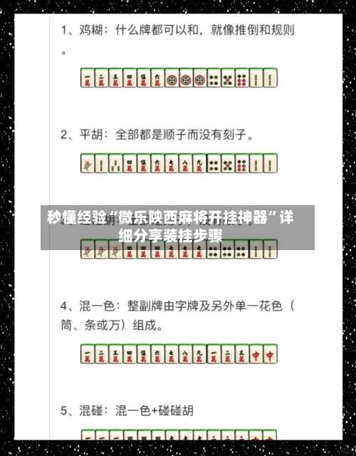 秒懂经验“微乐陕西麻将开挂神器	”详细分享装挂步骤-第2张图片