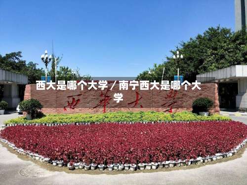 西大是哪个大学／南宁西大是哪个大学-第2张图片