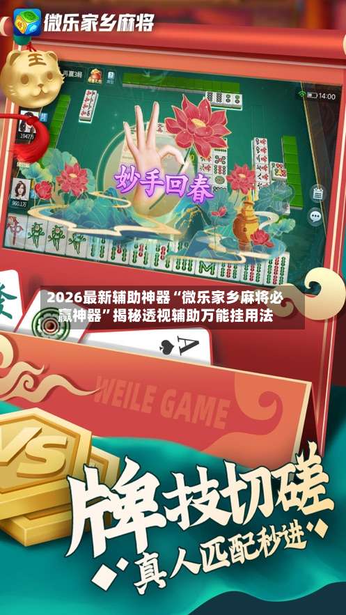 2026最新辅助神器“微乐家乡麻将必赢神器”揭秘透视辅助万能挂用法-第2张图片