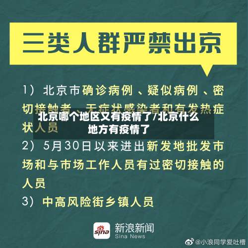 北京哪个地区又有疫情了/北京什么地方有疫情了-第1张图片