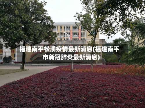 福建南平松溪疫情最新消息(福建南平市新冠肺炎最新消息)-第1张图片