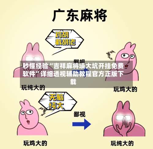 秒懂经验“吉祥麻将填大坑开挂免费软件”详细透视辅助教程官方正版下载-第1张图片