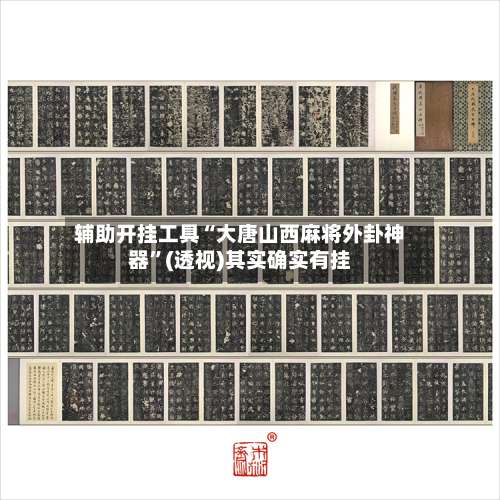 辅助开挂工具“大唐山西麻将外卦神器	”(透视)其实确实有挂-第1张图片