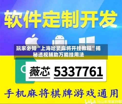 玩家必知“上海哈灵麻将开挂教程”揭秘透视辅助万能挂用法-第1张图片