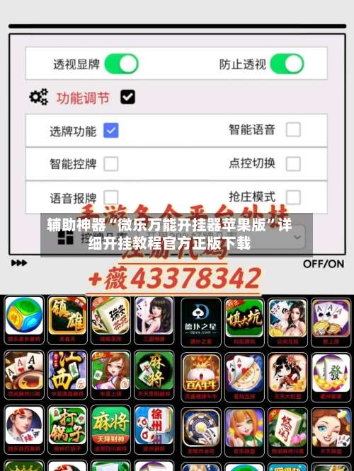 辅助神器“微乐万能开挂器苹果版	”详细开挂教程官方正版下载-第2张图片