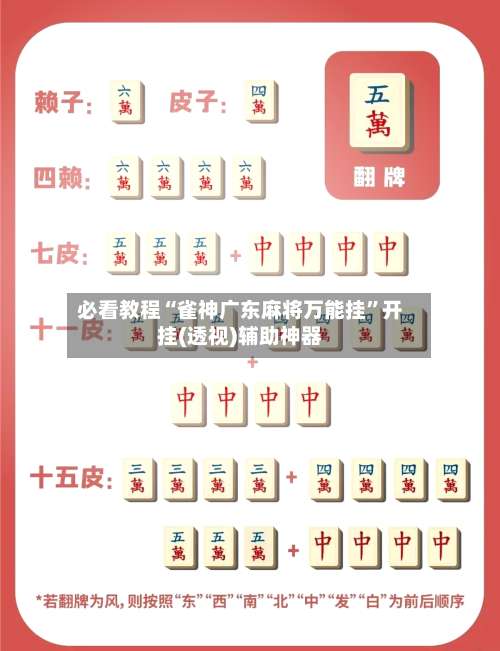 必看教程“雀神广东麻将万能挂	”开挂(透视)辅助神器-第1张图片