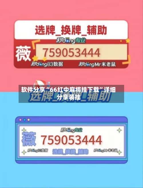 软件分享“66红中麻将挂下载”详细分享装挂-第2张图片
