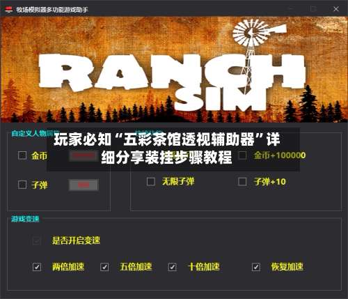 玩家必知“五彩茶馆透视辅助器”详细分享装挂步骤教程-第2张图片