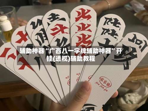 辅助神器“广西八一字牌辅助神器”开挂(透视)辅助教程-第1张图片