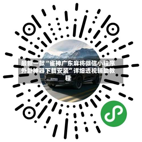 最新一款“雀神广东麻将微信小程序外卦神器下载安装	”详细透视辅助教程-第1张图片