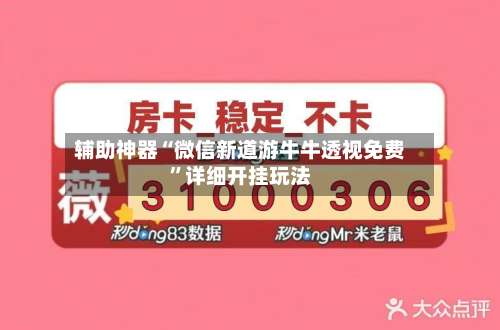 辅助神器“微信新道游牛牛透视免费	”详细开挂玩法-第2张图片