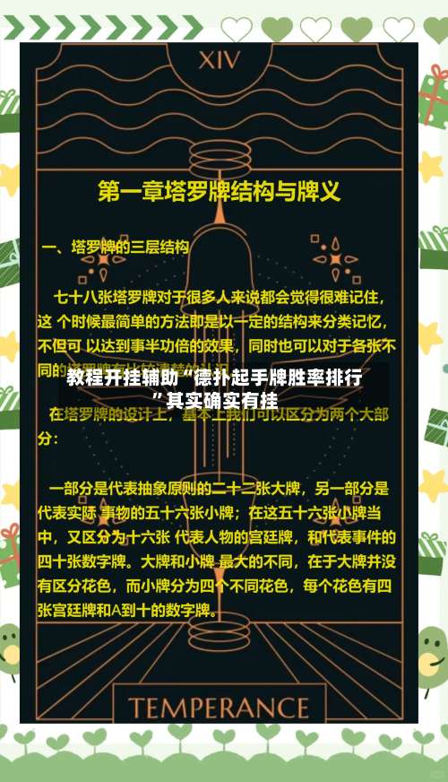 教程开挂辅助“德扑起手牌胜率排行”其实确实有挂-第2张图片