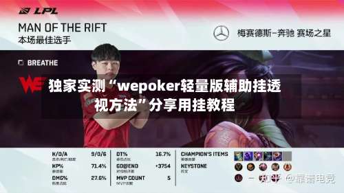 独家实测“wepoker轻量版辅助挂透视方法”分享用挂教程-第3张图片