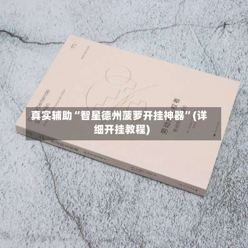 真实辅助“智星德州菠萝开挂神器”(详细开挂教程)-第3张图片