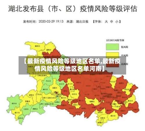 【最新疫情风险等级地区名单,最新疫情风险等级地区名单河南】-第1张图片