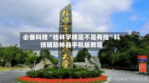 必备科技“桂林字牌是不是有挂	”科技辅助神器手机版教程-第1张图片