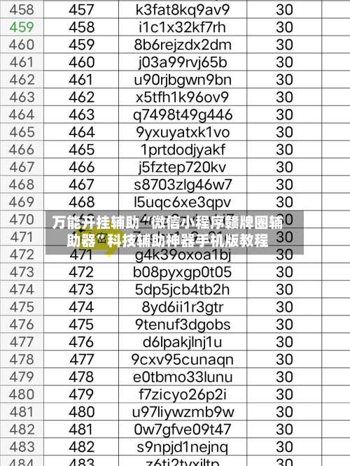 万能开挂辅助“微信小程序赣牌圈辅助器	”科技辅助神器手机版教程-第2张图片