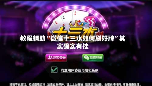 教程辅助“微信十三水如何刷好牌”其实确实有挂-第1张图片