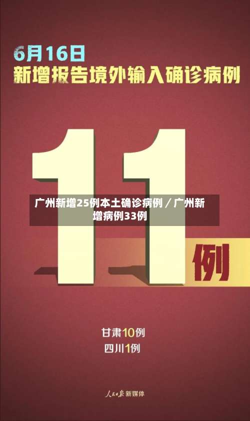 广州新增25例本土确诊病例／广州新增病例33例-第3张图片