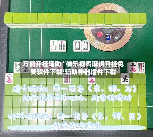 万能开挂辅助“微乐捉鸡麻将开挂免费软件下载!辅助神器插件下载-第2张图片