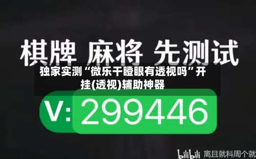 独家实测“微乐干瞪眼有透视吗”开挂(透视)辅助神器-第3张图片