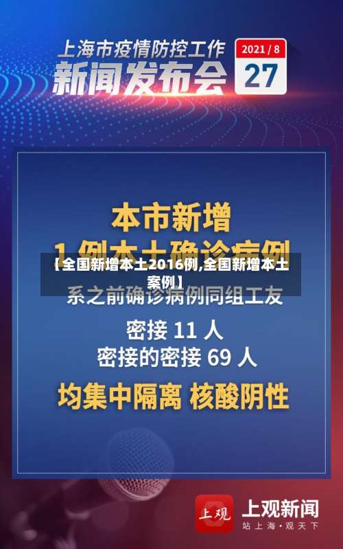 【全国新增本土2016例,全国新增本土案例】-第3张图片