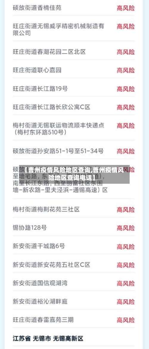 【曹州疫情风险地区查询,曹州疫情风险地区查询电话】-第1张图片