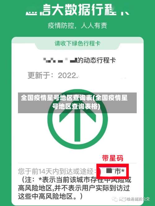 全国疫情星号地区查询表(全国疫情星号地区查询表格)-第2张图片