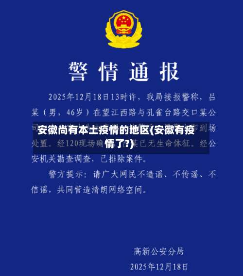 安徽尚有本土疫情的地区(安徽有疫情了?)-第2张图片