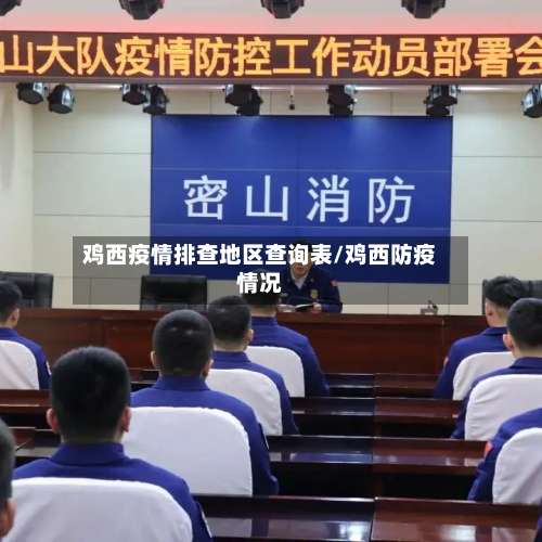 鸡西疫情排查地区查询表/鸡西防疫情况-第1张图片