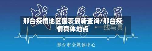 邢台疫情地区图表最新查询/邢台疫情具体地点-第1张图片