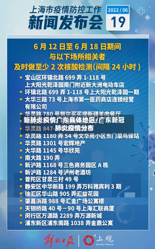 新肺炎疫情广东具体地区/广东新冠肺炎疫情分布-第1张图片