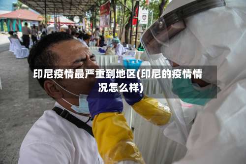 印尼疫情最严重到地区(印尼的疫情情况怎么样)-第3张图片