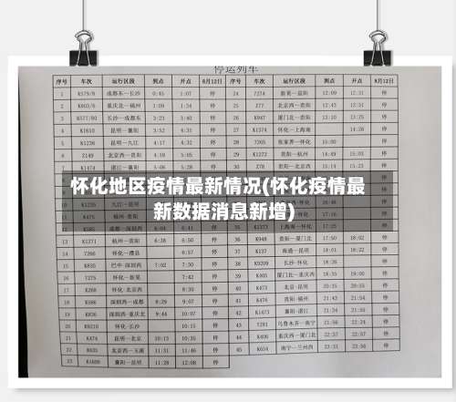 怀化地区疫情最新情况(怀化疫情最新数据消息新增)-第1张图片