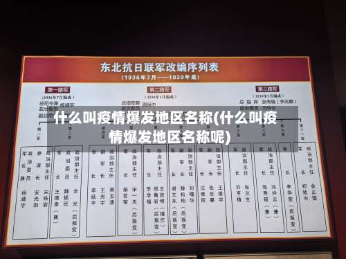 什么叫疫情爆发地区名称(什么叫疫情爆发地区名称呢)-第1张图片
