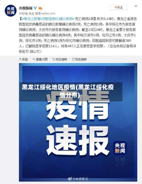 黑龙江绥化地区疫情(黑龙江绥化疫情分布)-第1张图片