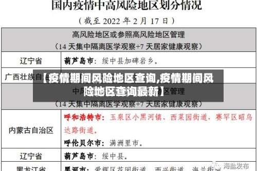【疫情期间风险地区查询,疫情期间风险地区查询最新】-第1张图片