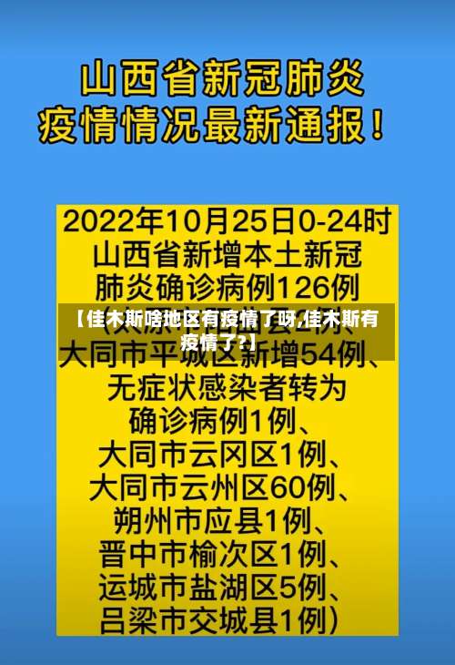 【佳木斯啥地区有疫情了呀,佳木斯有疫情了?】-第1张图片