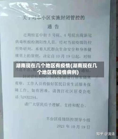 湖南现在几个地区有疫情(湖南现在几个地区有疫情病例)-第1张图片