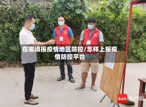 在哪填报疫情地区防控/怎样上报疫情防控平台-第3张图片